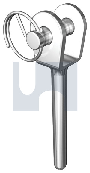 SWAGE FORK TERMINAL STAINLESS 10.0MM WIRE - 18MM PIN